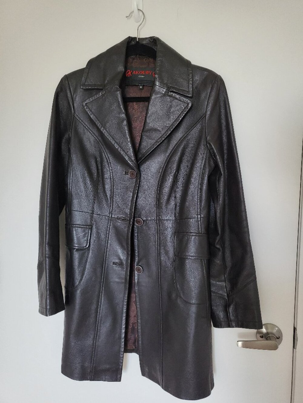 Dark Brown leather jacket